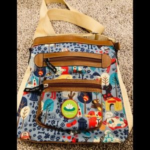 ❣️ New Lily Bloom Cross Body Bag Dog Pattern